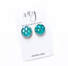 Studs - Aqua fish scale
