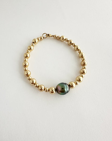 One of a kind Tahitian Pearl Bracelet #1