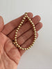 14k gold filled 5mm (large) ball bracelet