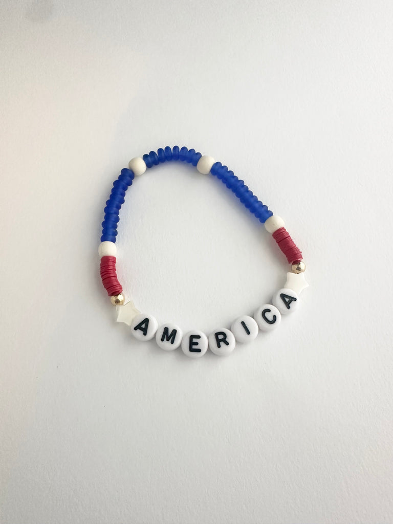 Americana stretchy bracelet