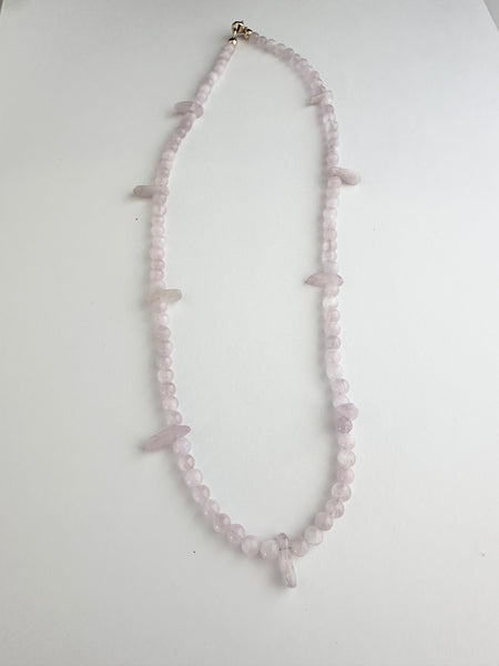 Kunzite necklace