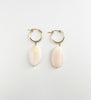 14k gold filled Conch shell hoops