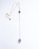 Raw Herkimer Diamond Lariat Necklace