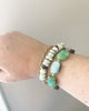 American turquoise faceted bracelet