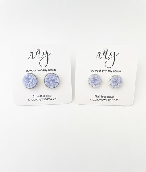 Studs -Periwinkle- 2 sizes available