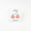 Studs - coral peach 🍑 - large